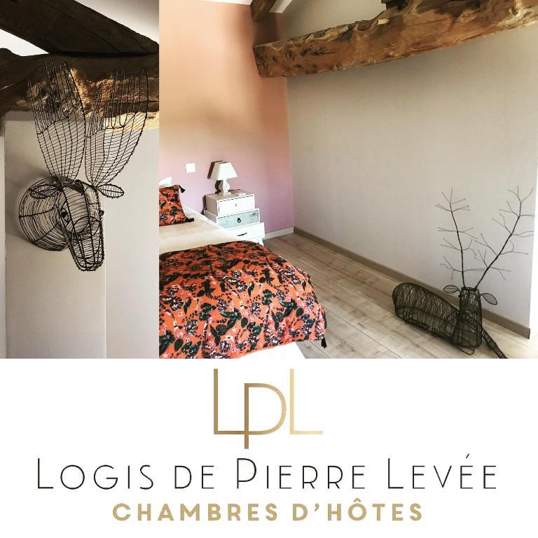 Logis De Pierre Levee Bed and Breakfast Bessines Eksteriør billede