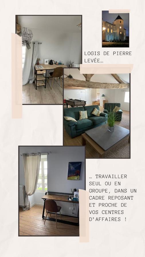 Logis De Pierre Levee Bed and Breakfast Bessines Eksteriør billede
